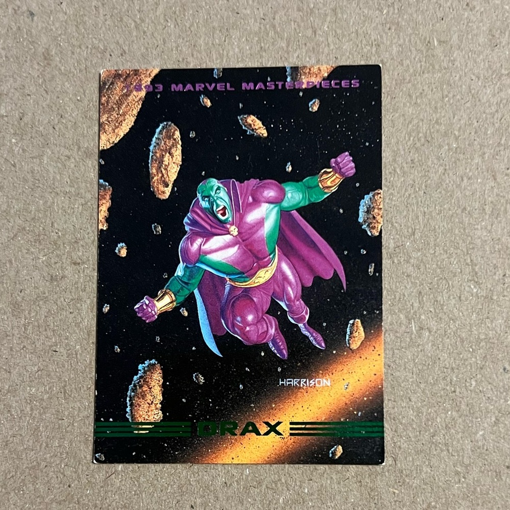 1993 SkyBox Marvel Masterpieces #87 Drax Trading Card